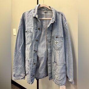 Lee Dungarees Men’s Denim Chore Coat - Fits Baggy XL/XXL - See Notes